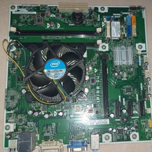 突然唔著. HP IPISB-CU Rev:2.00 mATX Motherboard w/ CPU+heatsink fan+WIFI CARD