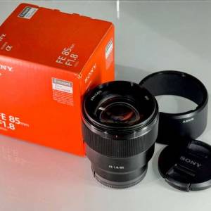 完美行貨 sony 85mm f1.8 g , for a1 a7v a7r5 a7s3 用