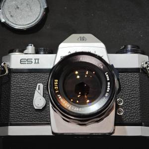 pentax ES II + 55/2 super TAKUMAR M42 賓得 55mm 55  膠片菲林機 Film Camera 送...
