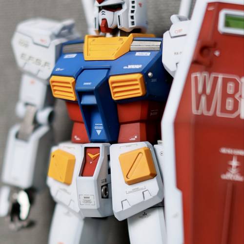 BANDAI MG 1/100 RX-78-2 Ver. Ka 上色成品