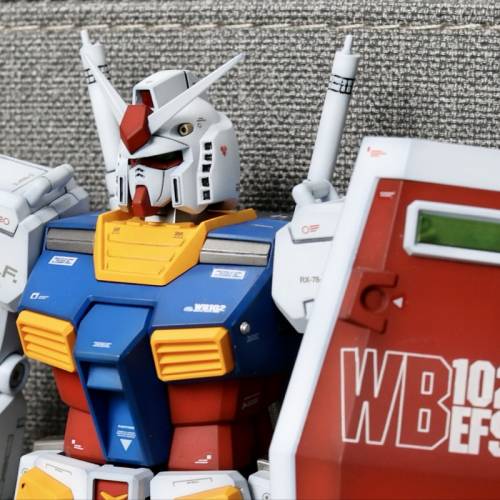 BANDAI MG 1/100 RX-78-2 Ver. Ka 上色成品