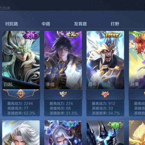 王者榮耀四年玩家帳號