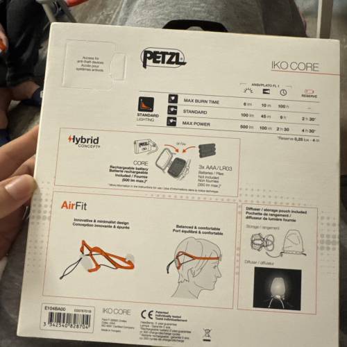 Petzl IKO CORE 全新充電頭燈