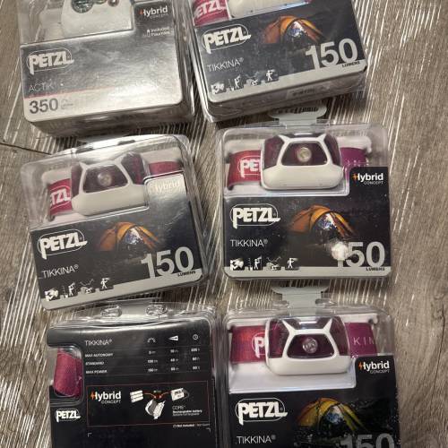 Petzl Actik及Tikkina頭燈