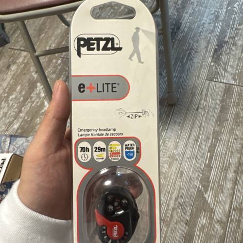Petzl e+LITE 全新緊急頭燈