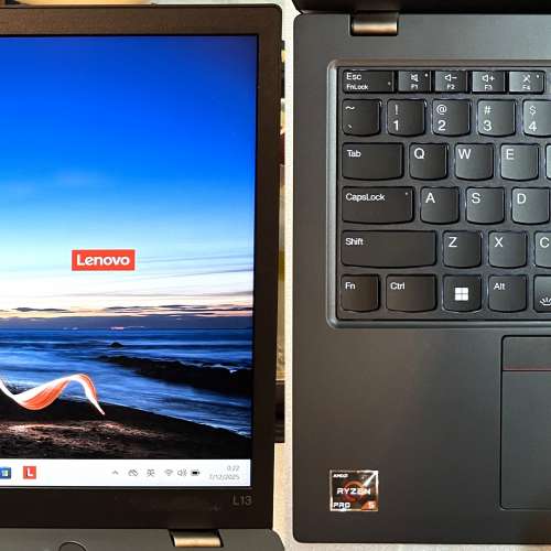 真95%新 Lenovo Thinkpad L13 Gen3, Ryzen 5 Pro 5675U, 16GB, 新512GB SSD, Win11P...