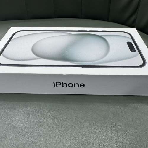 全新未開封未激活 iPhone 15 256GB 黑色 香港行貨 蘋果保養一年 電池100% 自用首選超...