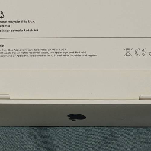 全新未開iPad Mini 7 (A17 Pro) 太空灰 / 128GB / WiFi