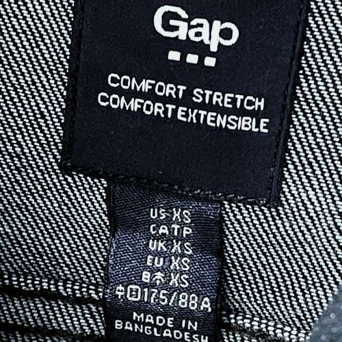 GAP Jeans 女装XS碼 深藍色 Dark Navy Blue  Classic 4袋修腰牛仔褸 Denim Jacket ...