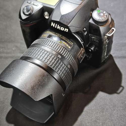 Nikon D70S CCD 尼康 NO D70 + 18-70 G AFS AF-S 機 80%new 18mm 70mm 18 70 跟2電...