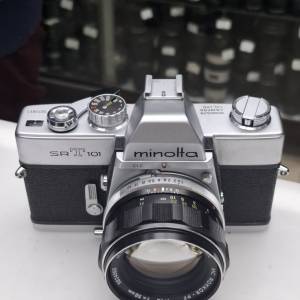 MINOLTA SRT101 + MC 58MM F1.4  PENTAX SPOTMATIC F + SUPER TAKUMAR 55MM F1.8 全...