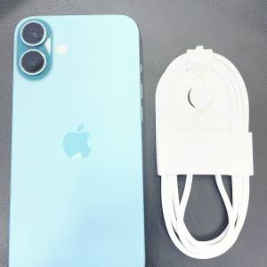 99%New iPhone 16 Plus 128GB 綠色 蘋果保養至2026-3-29 電池效能100% 香港行貨 自...