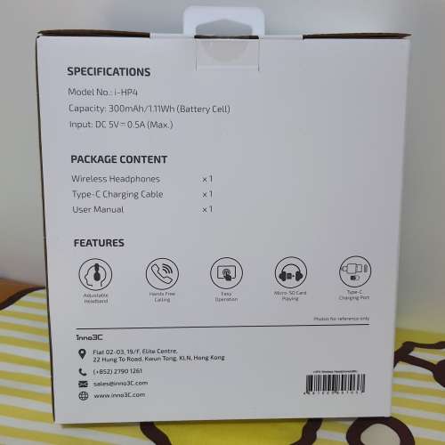 inno3C Wireless Headphone i-HP4