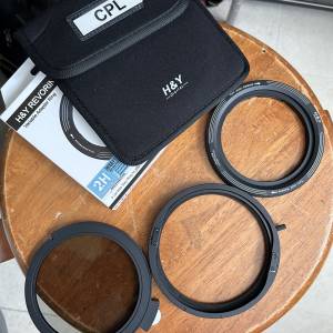 HY Circular Polarizer 連 Holder 及 67-82mm adaptor