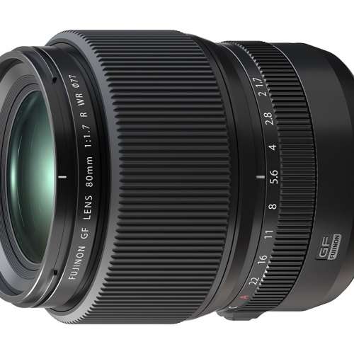 100%全新水貨 Fujifilm GF 80mm f 1.7 R WR Lens for Fuji GFX Mount