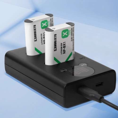 SHOULIETU NP-BX1 Lithium-Ion Battery Pack With USB-C Charger For SONY 代用鋰電...