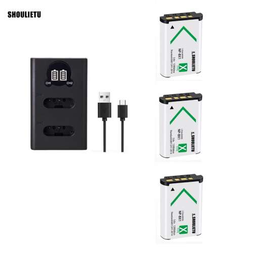 SHOULIETU NP-BX1 Lithium-Ion Battery Pack With USB-C Charger For SONY 代用鋰電...