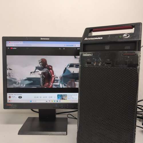 Lenovo ThinkCentre Edge71，Intel Pentium G630，8GB Ram，256G SSD+320G HD，DVD...