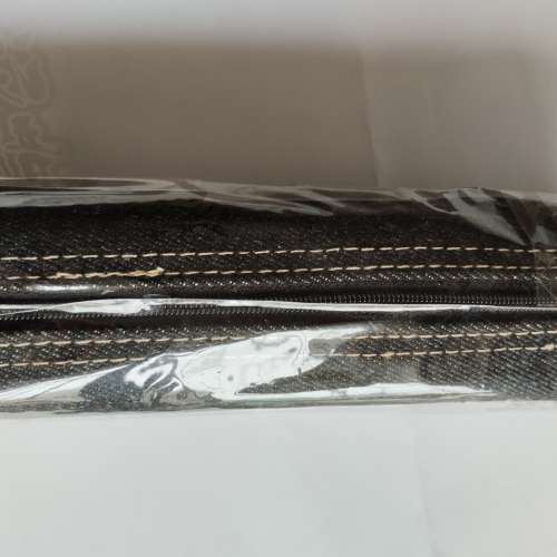 牛仔布筆袋(鋼琴圖案)