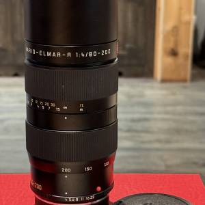 Leica 11281 Vario Elmar-R 80-200mm f4 ROM Lens E60 lens with caps