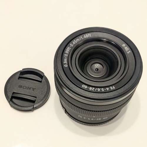 95%新 Sony FE 28-60mm F4-5.6 SEL2860 全片幅細Kit鏡 輕巧 Sony A7 A9 A1 A7C專用...