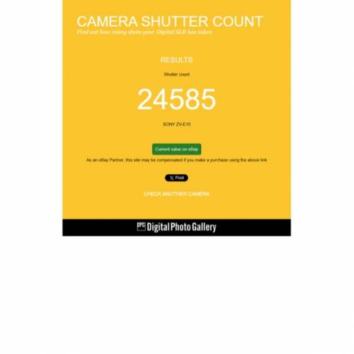 Sony ZV-E10 白色相機機身