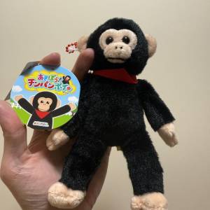 全新 Amufun 馬騮仔 黑色 公仔 掛飾