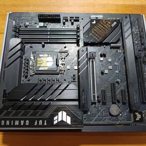 (新淨盒裝) ASUS TUF GAMING Z690-PLUS 底板連背板