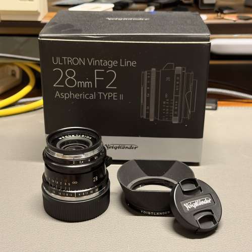 Voigtlander 28mm f2 Ultron Vintage Aspherical VM Lens Type II Leica M Mount