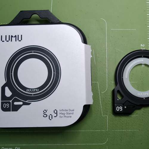 新淨AULUMU G09 iphone Magsafe 雙面強磁吸 夜光  指環 手機支架
