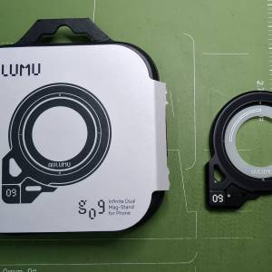 新淨AULUMU G09 iphone Magsafe 雙面強磁吸 夜光  指環 手機支架