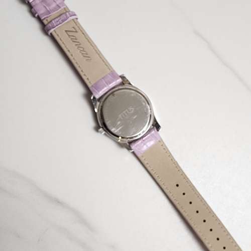 Titus 女裝手錶 水晶錶圈 真皮錶帶