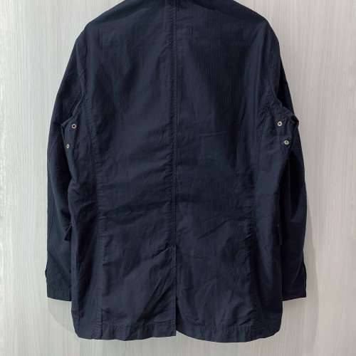 日系簡約文青 Field Dream 男装L碼 深寶藍色 風褸款 Dark Navy Blue Jacket 外套