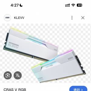 Klevv Cras V 6000mhz CL28 2x16GB