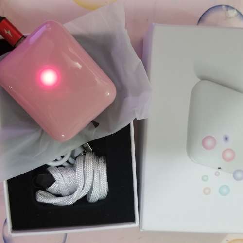 隨身掛頸式藍色燈負離子空氣清新機.防雾-霾小型負離子氧氣機全新 有盒有說明書