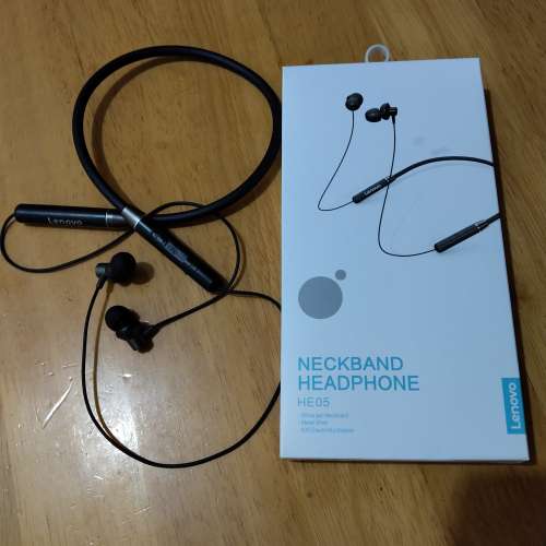 Lenovo 掛頸式藍芽耳機