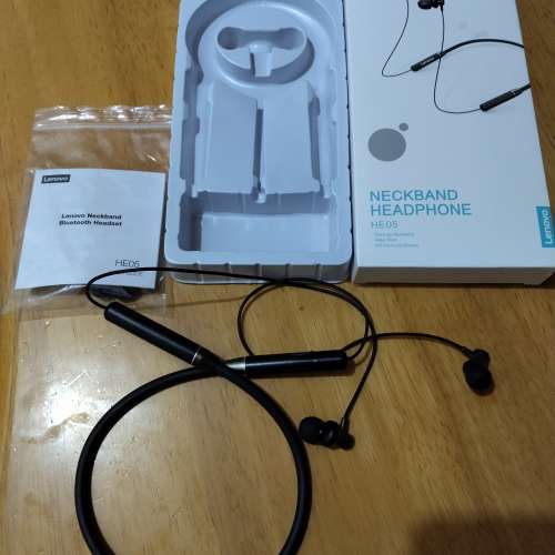 Lenovo 掛頸式藍芽耳機