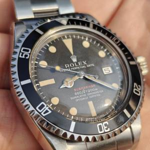 勞力士初代單紅潛航者黑水鬼1680