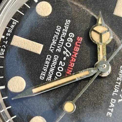 勞力士初代單紅潛航者黑水鬼1680