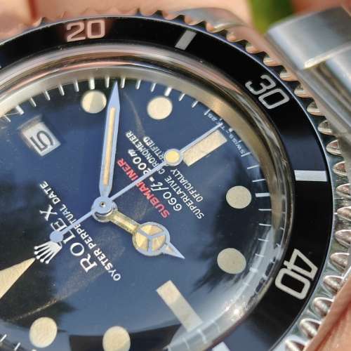 勞力士初代單紅潛航者黑水鬼1680