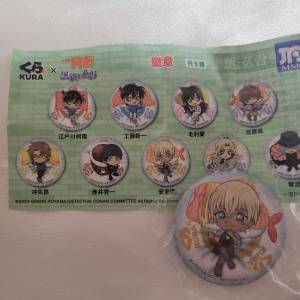 藏壽司 x 名偵探柯南 絕版安室透徽章 全新