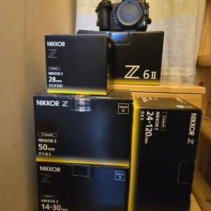 Nikon Z6II 行貨（Body+鏡頭)