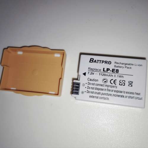 Battpro出品LP-E8代用電池