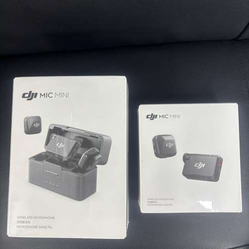 DJI Mic Mini (2 TX + 1 RX + Charging Case) & DJI Mic Mini (1 TX + 1 RX)