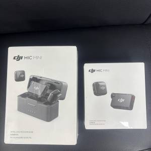 DJI Mic Mini (2 TX + 1 RX + Charging Case) & DJI Mic Mini (1 TX + 1 RX)