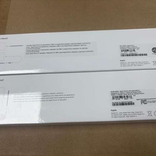 全新未開封apple pencil 1代& 2代