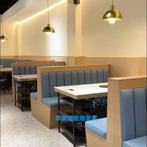 冬天火鍋店桌子，打邊爐餐枱，餐廳桌子廠家，訂造大理石火鍋桌