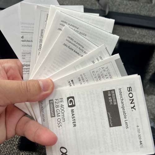 Sony FE 400mm F2.8 GM