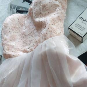 法國 聖誕 婚宴 party dress wedding dress  Size:M/L