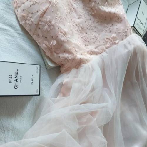 法國 聖誕 婚宴 party dress wedding dress  Size:M/L